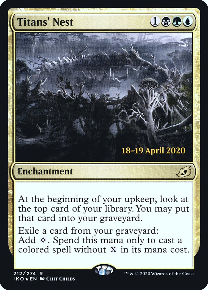 Titans' Nest  [Ikoria: Lair of Behemoths Prerelease Promos] | Eastridge Sports Cards & Games
