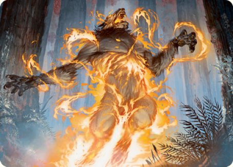 Burn the Accursed Art Card [Innistrad: Midnight Hunt Art Series] | Eastridge Sports Cards & Games