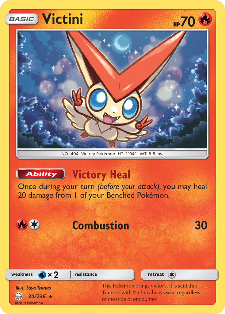 Victini (30/236) [Sun & Moon: Cosmic Eclipse] | Eastridge Sports Cards & Games