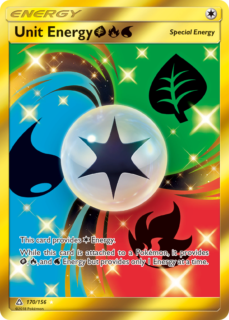 Unit Energy (170/156) (Grass, Fire, Water) [Sun & Moon: Ultra Prism] | Eastridge Sports Cards & Games