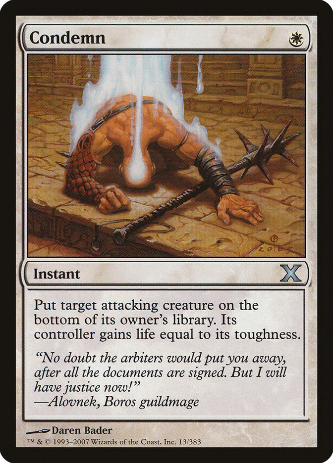 Condemn [Tenth Edition] | Eastridge Sports Cards & Games