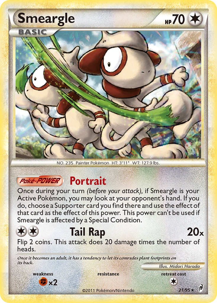 Smeargle (21/95) [HeartGold & SoulSilver: Call of Legends] | Eastridge Sports Cards & Games