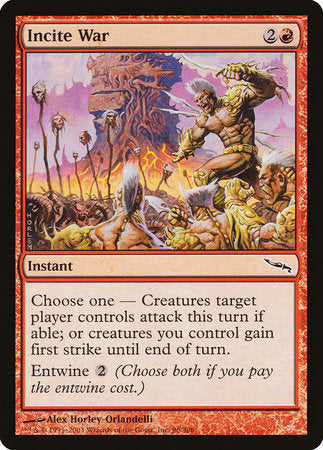 Incite War [Mirrodin] | Eastridge Sports Cards & Games