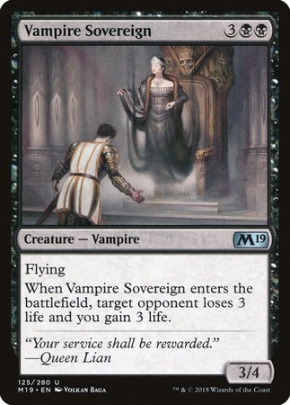 Vampire Sovereign [Core Set 2019] | Eastridge Sports Cards & Games