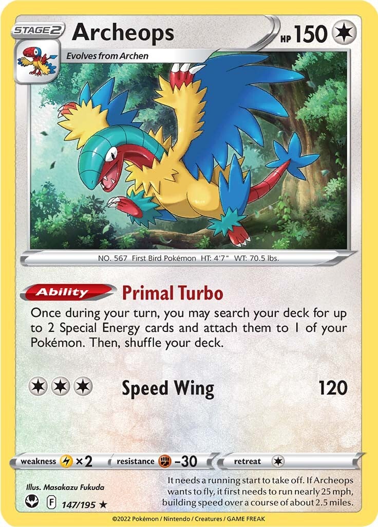 Archeops (147/195) [Sword & Shield: Silver Tempest] | Eastridge Sports Cards & Games