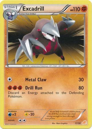 Excadrill (17/30) [Black & White: Trainer Kit - Excadrill] | Eastridge Sports Cards & Games