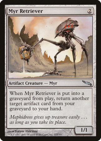 Myr Retriever [Mirrodin] | Eastridge Sports Cards & Games