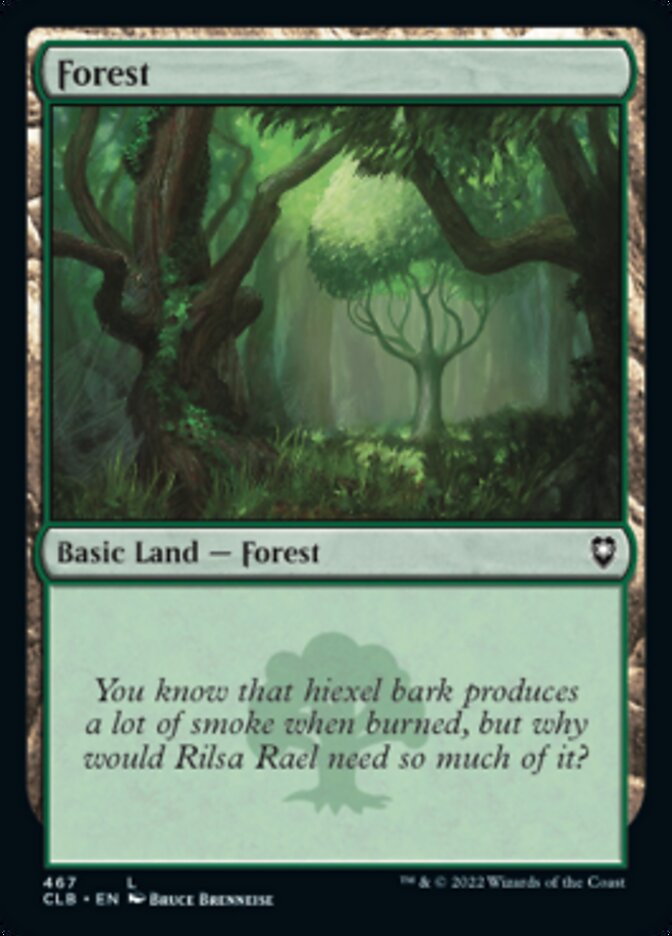 Forest (467) [Commander Legends: Battle for Baldur's Gate] | Eastridge Sports Cards & Games