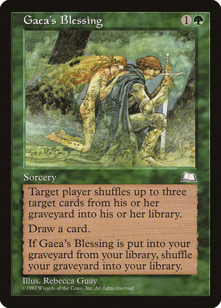 Gaea's Blessing [Weatherlight] | Eastridge Sports Cards & Games