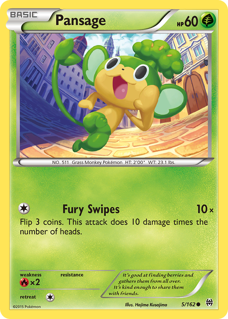 Pansage (5/162) [XY: BREAKthrough] | Eastridge Sports Cards & Games