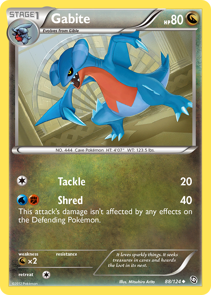 Gabite (88/124) [Black & White: Dragons Exalted] | Eastridge Sports Cards & Games