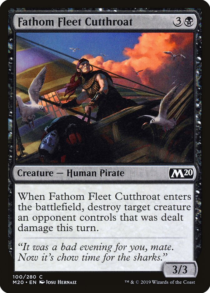 Fathom Fleet Cutthroat [Core Set 2020] | Eastridge Sports Cards & Games