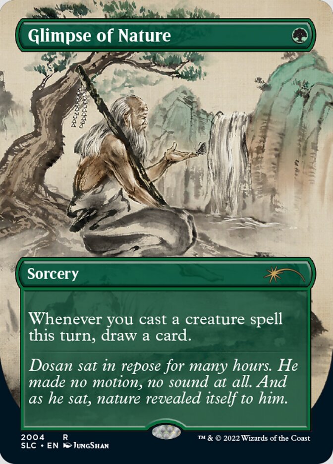 Glimpse of Nature (Borderless) [Secret Lair 30th Anniversary Countdown Kit] | Eastridge Sports Cards & Games