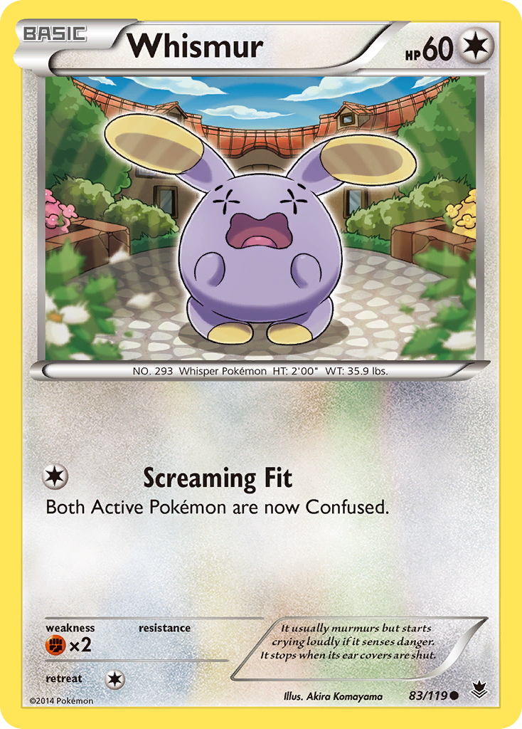 Whismur (83/119) [XY: Phantom Forces] | Eastridge Sports Cards & Games