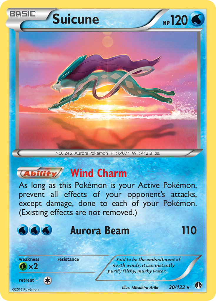 Suicune (30/122) [XY: BREAKpoint] | Eastridge Sports Cards & Games