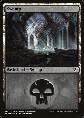 Swamp - Dimir (A02) [GRN Ravnica Weekend] | Eastridge Sports Cards & Games