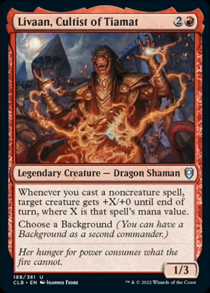 Livaan, Cultist of Tiamat [Commander Legends: Battle for Baldur's Gate] | Eastridge Sports Cards & Games