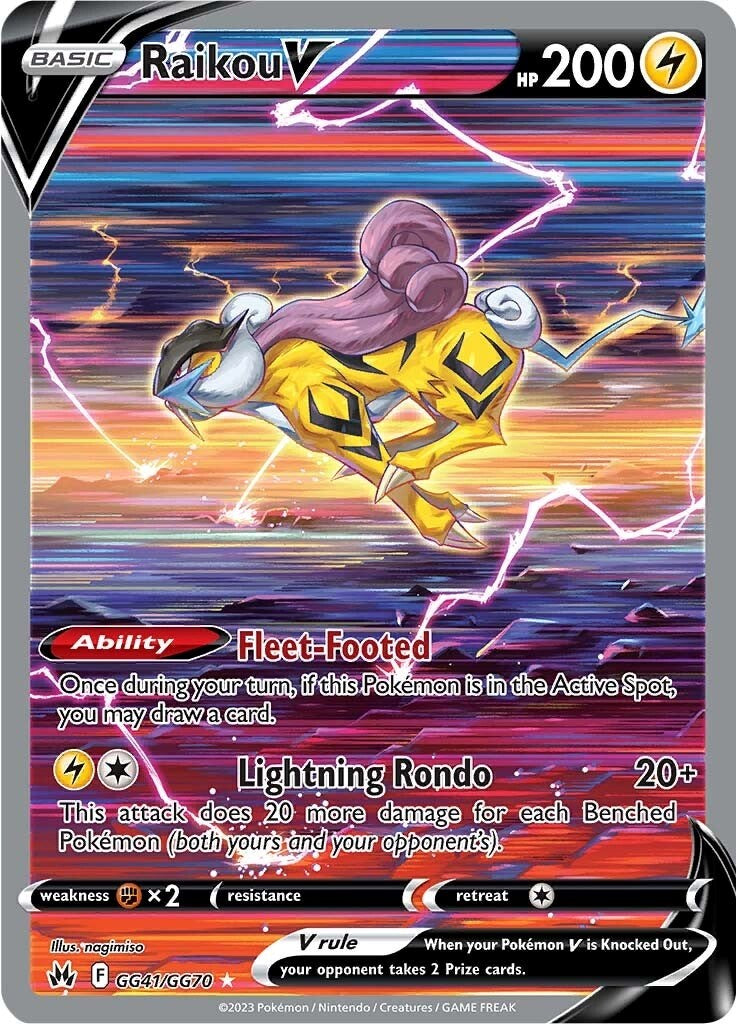 Raikou V (GG41/GG70) [Sword & Shield: Crown Zenith] | Eastridge Sports Cards & Games