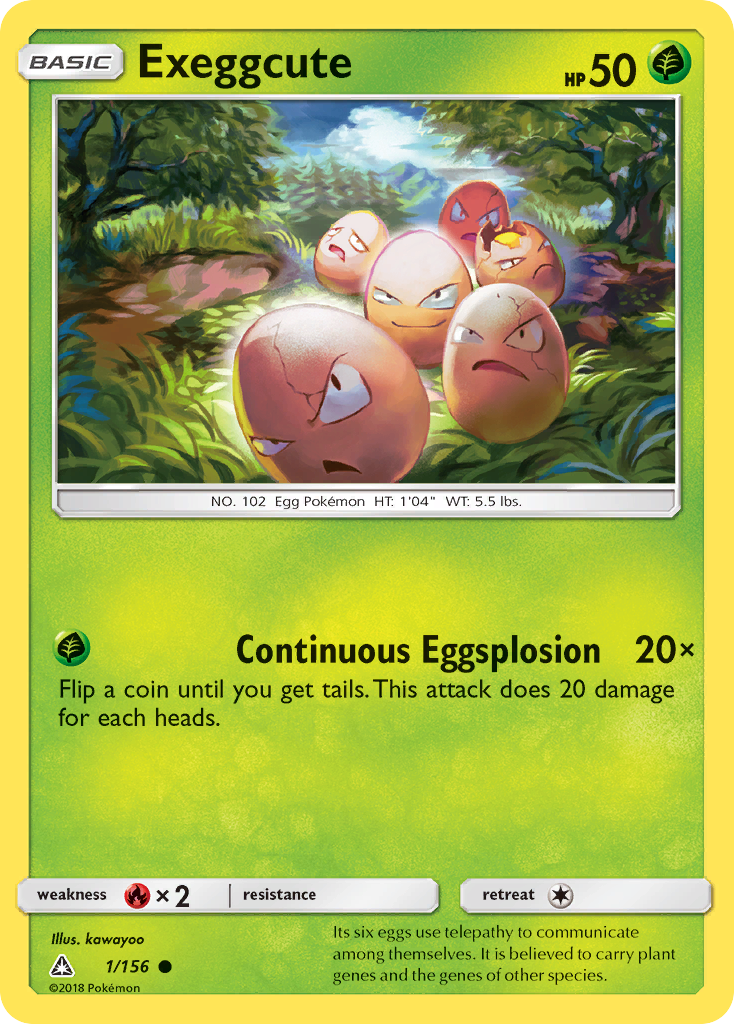 Exeggcute (1/156) [Sun & Moon: Ultra Prism] | Eastridge Sports Cards & Games
