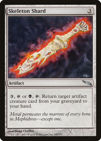 Skeleton Shard [Mirrodin] | Eastridge Sports Cards & Games