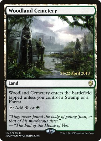 Woodland Cemetery [Dominaria Promos] | Eastridge Sports Cards & Games