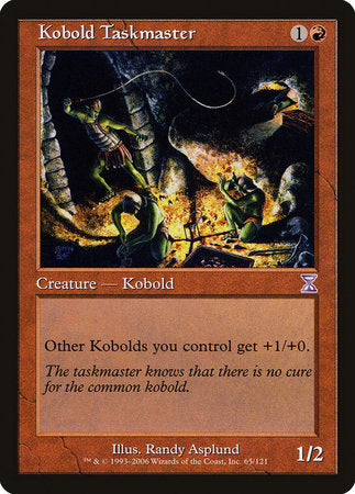 Kobold Taskmaster [Time Spiral Timeshifted] | Eastridge Sports Cards & Games