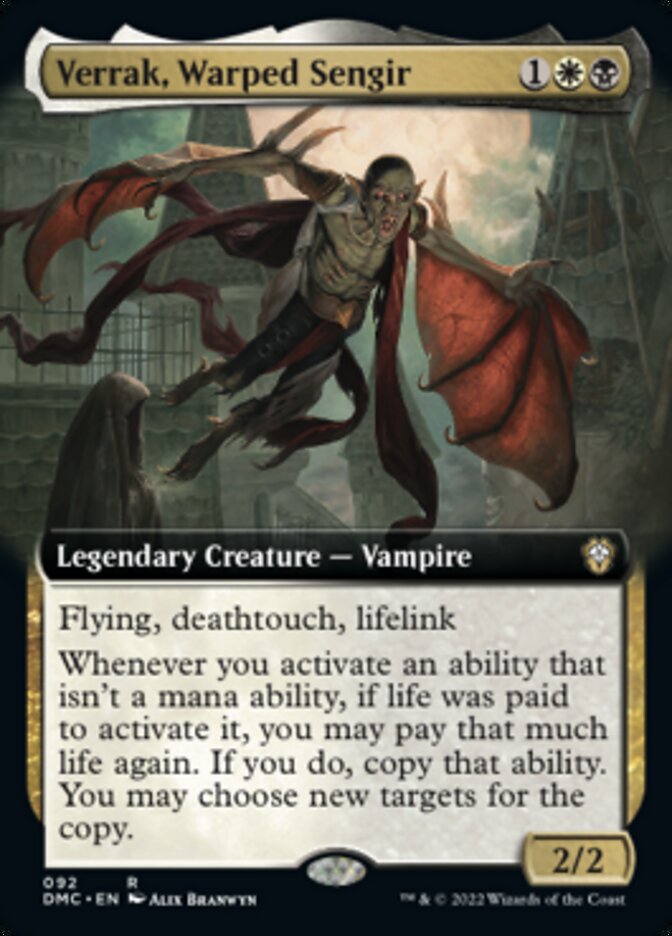 Verrak, Warped Sengir (Extended Art) [Dominaria United Commander] | Eastridge Sports Cards & Games