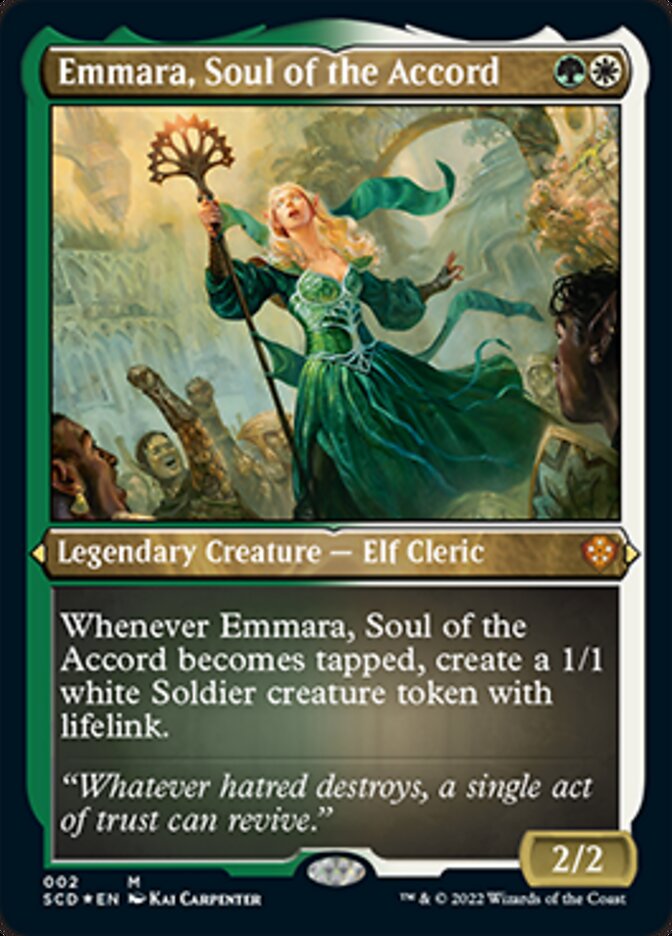 Emmara, Soul of the Accord (Foil Etched) [Starter Commander Decks] | Eastridge Sports Cards & Games