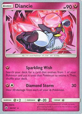 Diancie (94/147) (Infinite Force - Diego Cassiraga) [World Championships 2017] | Eastridge Sports Cards & Games