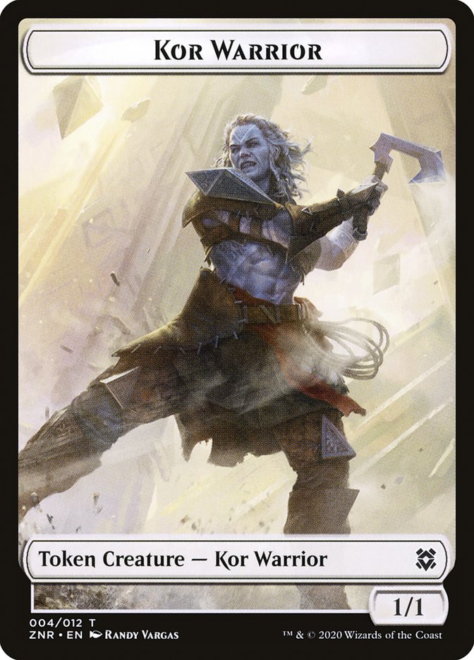 Kor Warrior Token [Zendikar Rising] | Eastridge Sports Cards & Games