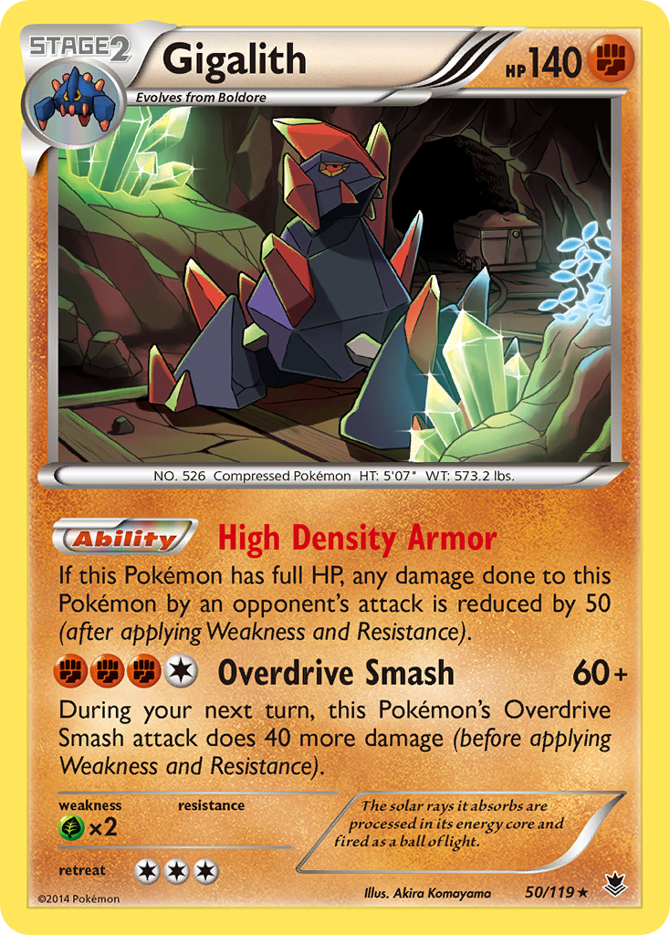 Gigalith (50/119) [XY: Phantom Forces] | Eastridge Sports Cards & Games
