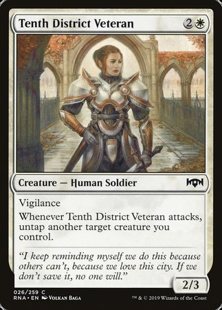 Tenth District Veteran [Ravnica Allegiance] | Eastridge Sports Cards & Games