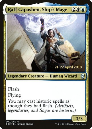 Raff Capashen, Ship's Mage [Dominaria Promos] | Eastridge Sports Cards & Games