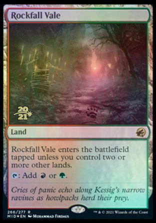 Rockfall Vale [Innistrad: Midnight Hunt Prerelease Promos] | Eastridge Sports Cards & Games