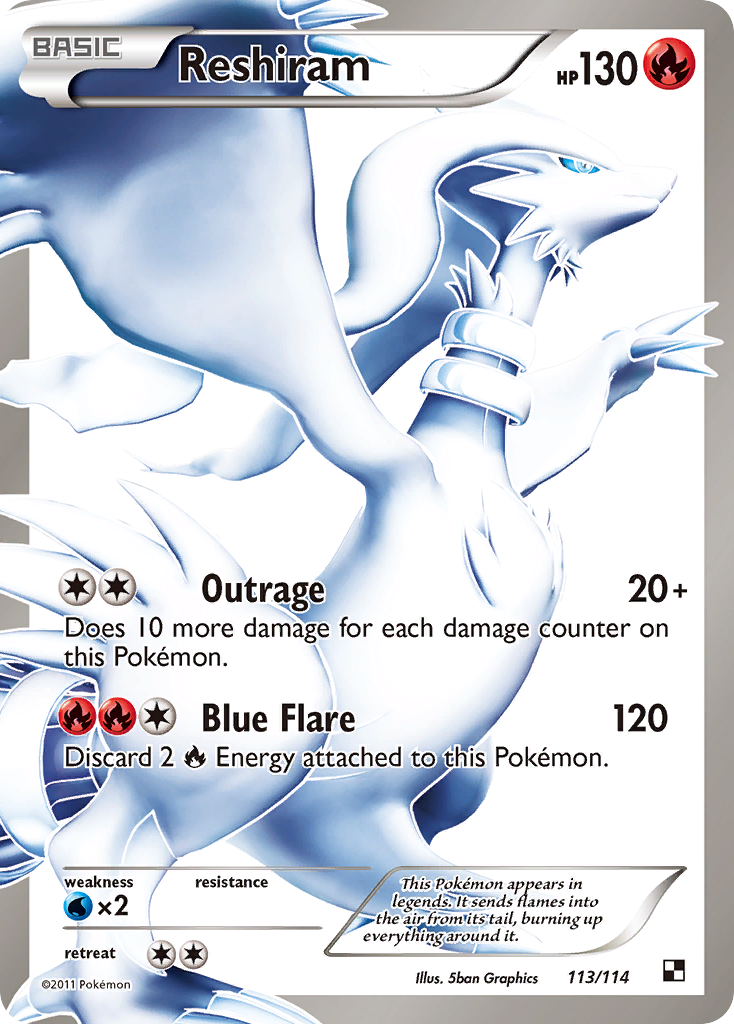 Reshiram (113/114) [Black & White: Base Set] | Eastridge Sports Cards & Games