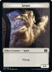 Wrenn and Six Emblem // Spirit Double-sided Token [Double Masters 2022 Tokens] | Eastridge Sports Cards & Games