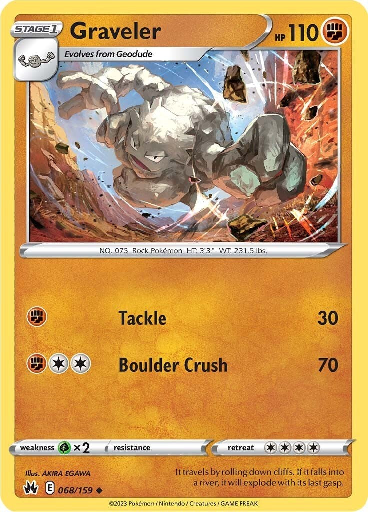 Graveler (068/159) [Sword & Shield: Crown Zenith] | Eastridge Sports Cards & Games