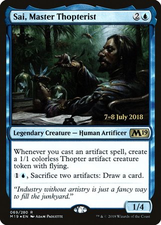 Sai, Master Thopterist [Core Set 2019 Promos] | Eastridge Sports Cards & Games