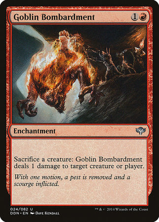 Goblin Bombardment [Duel Decks: Speed vs. Cunning] | Eastridge Sports Cards & Games