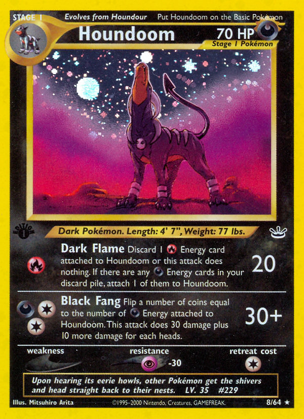 Houndoom (8/64) [Neo Revelation 1st Edition] | Eastridge Sports Cards & Games