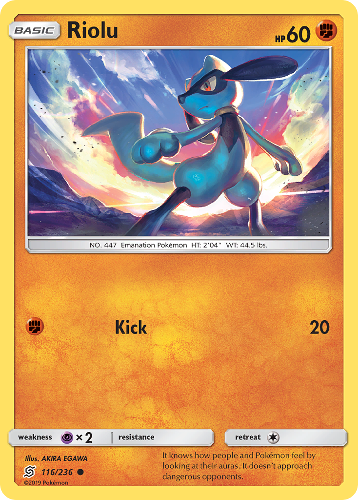 Riolu (116/236) [Sun & Moon: Unified Minds] | Eastridge Sports Cards & Games