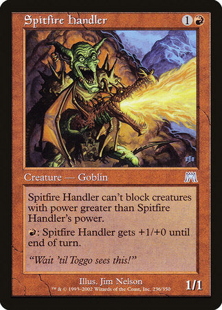 Spitfire Handler [Onslaught] | Eastridge Sports Cards & Games