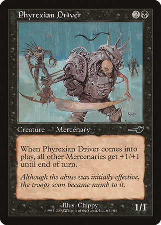 Phyrexian Driver [Nemesis] | Eastridge Sports Cards & Games