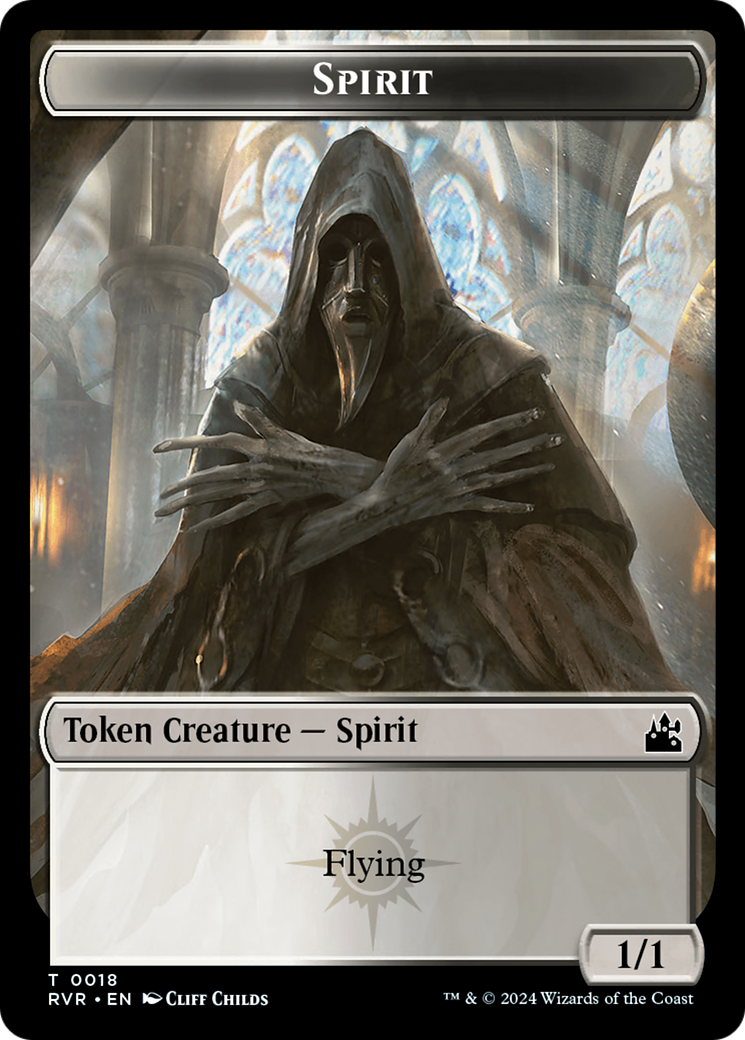 Spirit Token (0018) [Ravnica Remastered Tokens] | Eastridge Sports Cards & Games