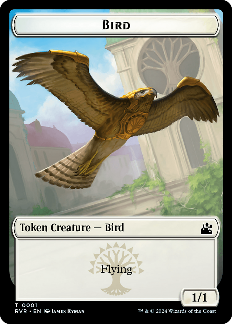 Bird // Beast Double-Sided Token [Ravnica Remastered Tokens] | Eastridge Sports Cards & Games