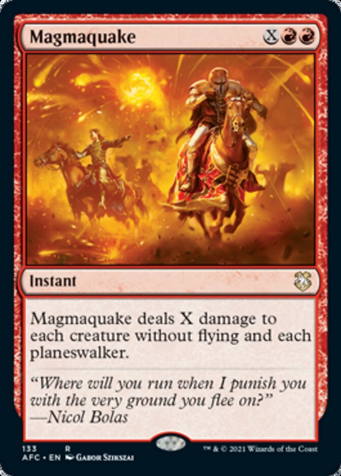Magmaquake [Dungeons & Dragons: Adventures in the Forgotten Realms Commander] | Eastridge Sports Cards & Games