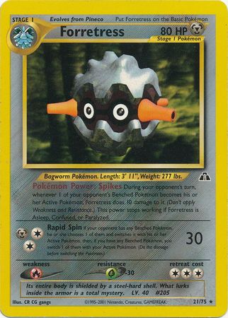 Forretress (21/75) [Neo Discovery Unlimited] | Eastridge Sports Cards & Games