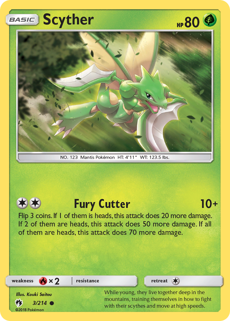 Scyther (3/214) [Sun & Moon: Lost Thunder] | Eastridge Sports Cards & Games