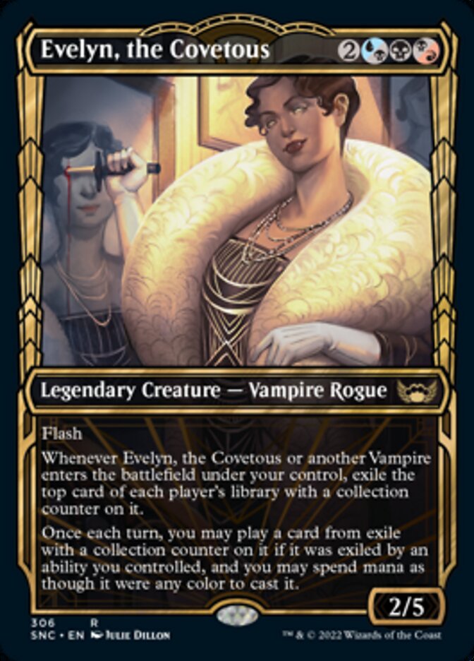 Evelyn, the Covetous (Showcase Golden Age) [Streets of New Capenna] | Eastridge Sports Cards & Games