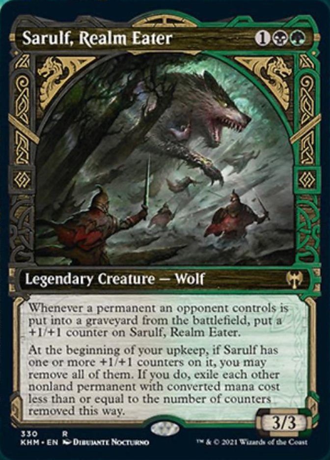 Sarulf, Realm Eater (Showcase) [Kaldheim] | Eastridge Sports Cards & Games